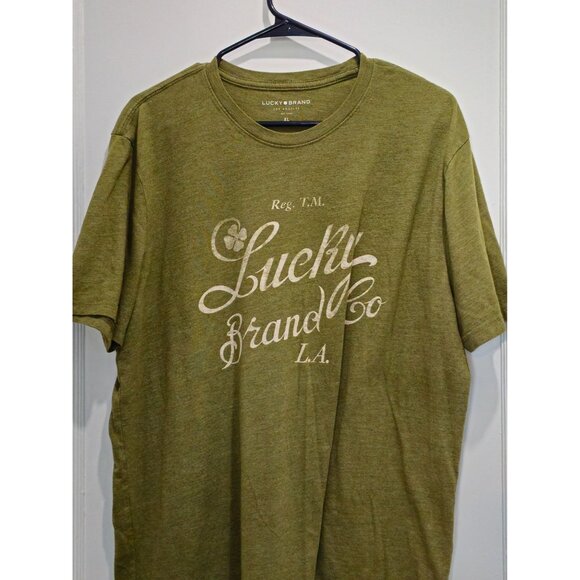 Lucky Brand Other - Lucky Brand Co XL Green Short Sleeve Tee Shirt with Logo